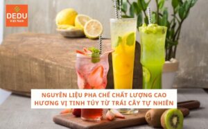 Nguyên Liệu Pha Chế Chất Lượng Cao Hương Vị Tinh Túy Từ Trái Cây Tự Nhiên